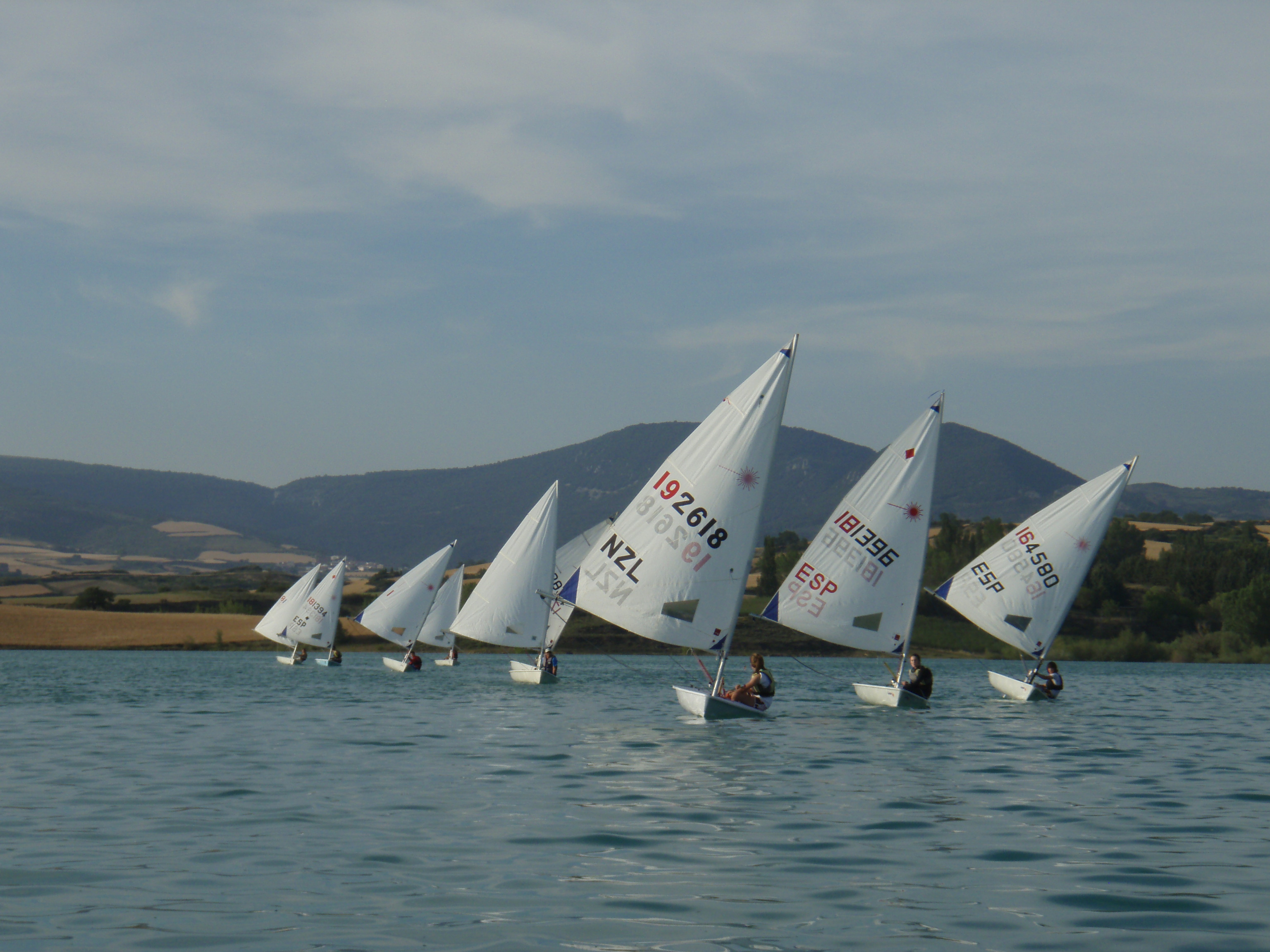 CAMPEONATO NAVARRO DE LASER 2013. 29 y 30 de junio. Embalse de Alloz