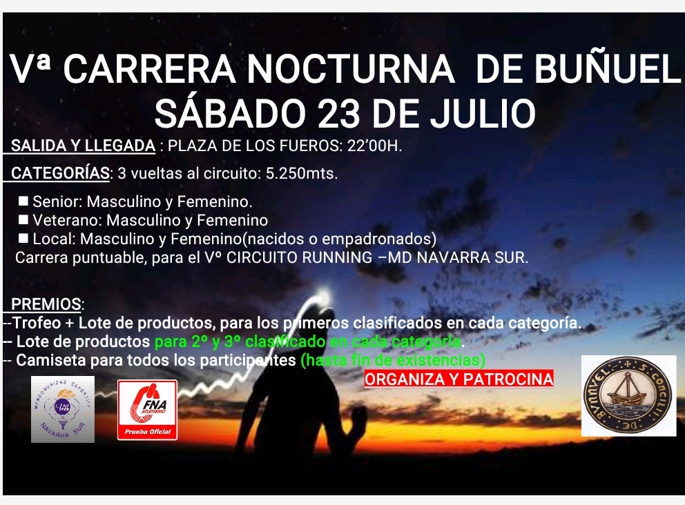 Competiciones de Ruta en el mes de julio