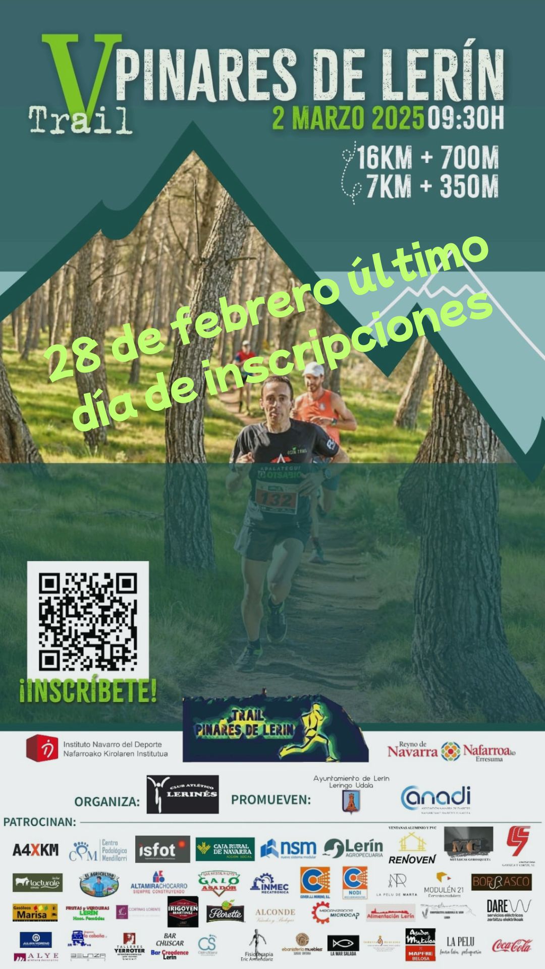 Trail Pinares de Ler&iacute;n
