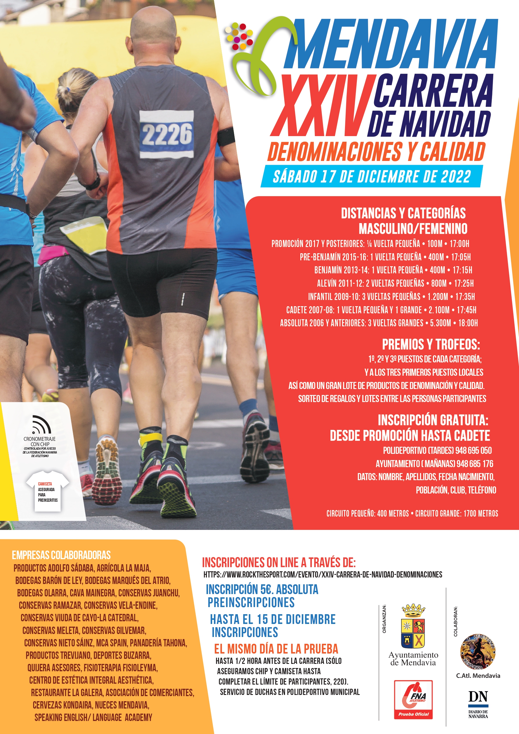 Competiciones Ruta mes de Diciembre