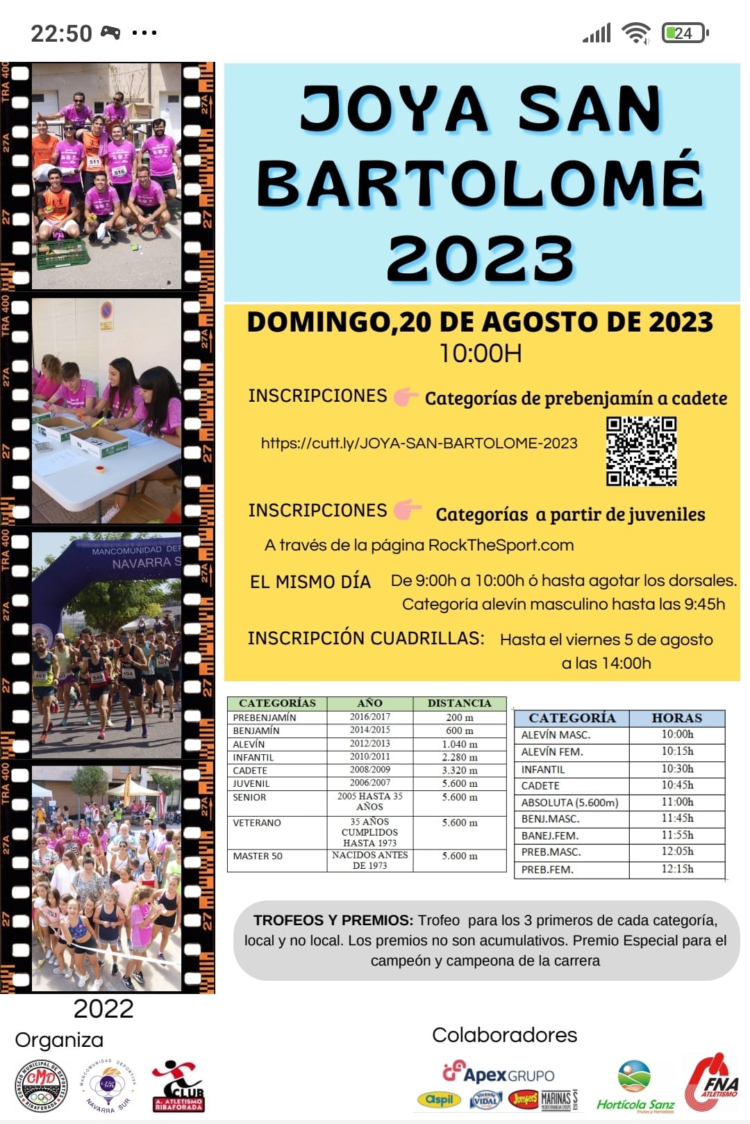 Pr&oacute;ximas Competiciones de Trail y Ruta