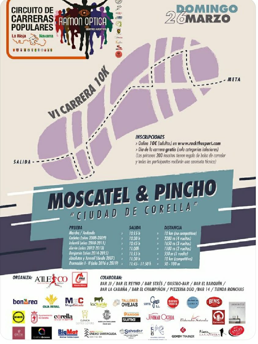 Carreras Ruta mes de marzo