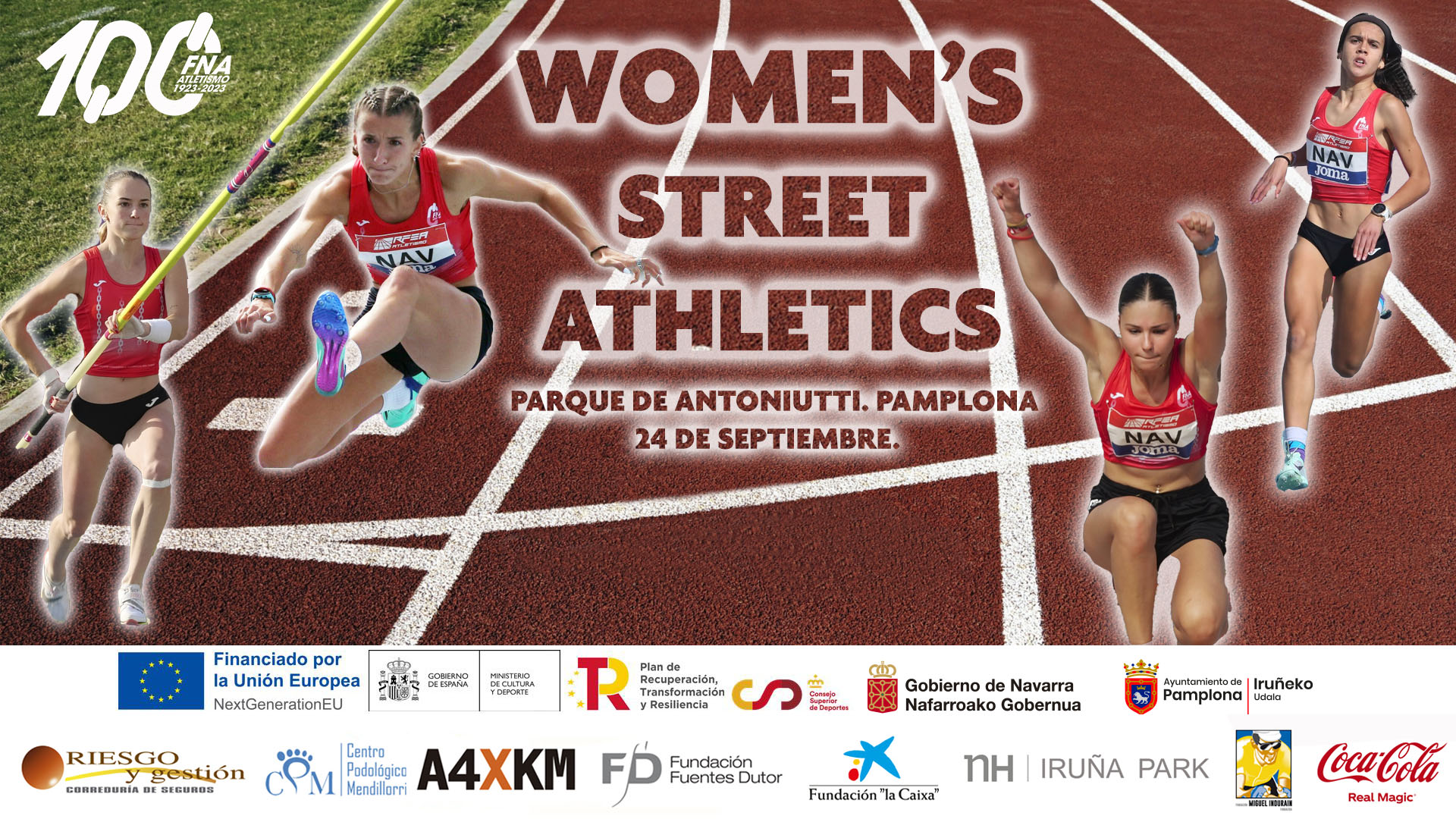 Women&acute;s street Athletics. Actualizada normativa, horario y listas de salida