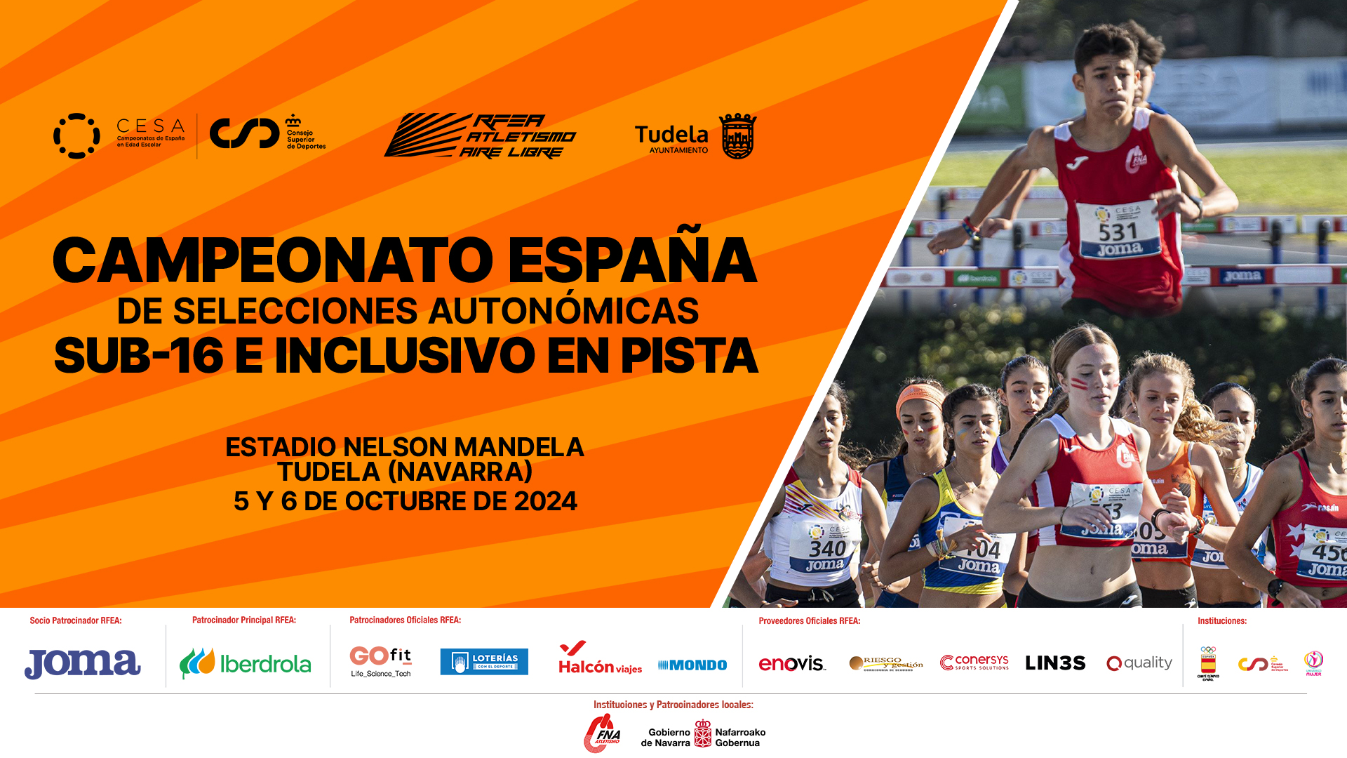 Campeonato de Espa&ntilde;a Sub-16 e inclusivo por Federaciones Auton&oacute;micas.