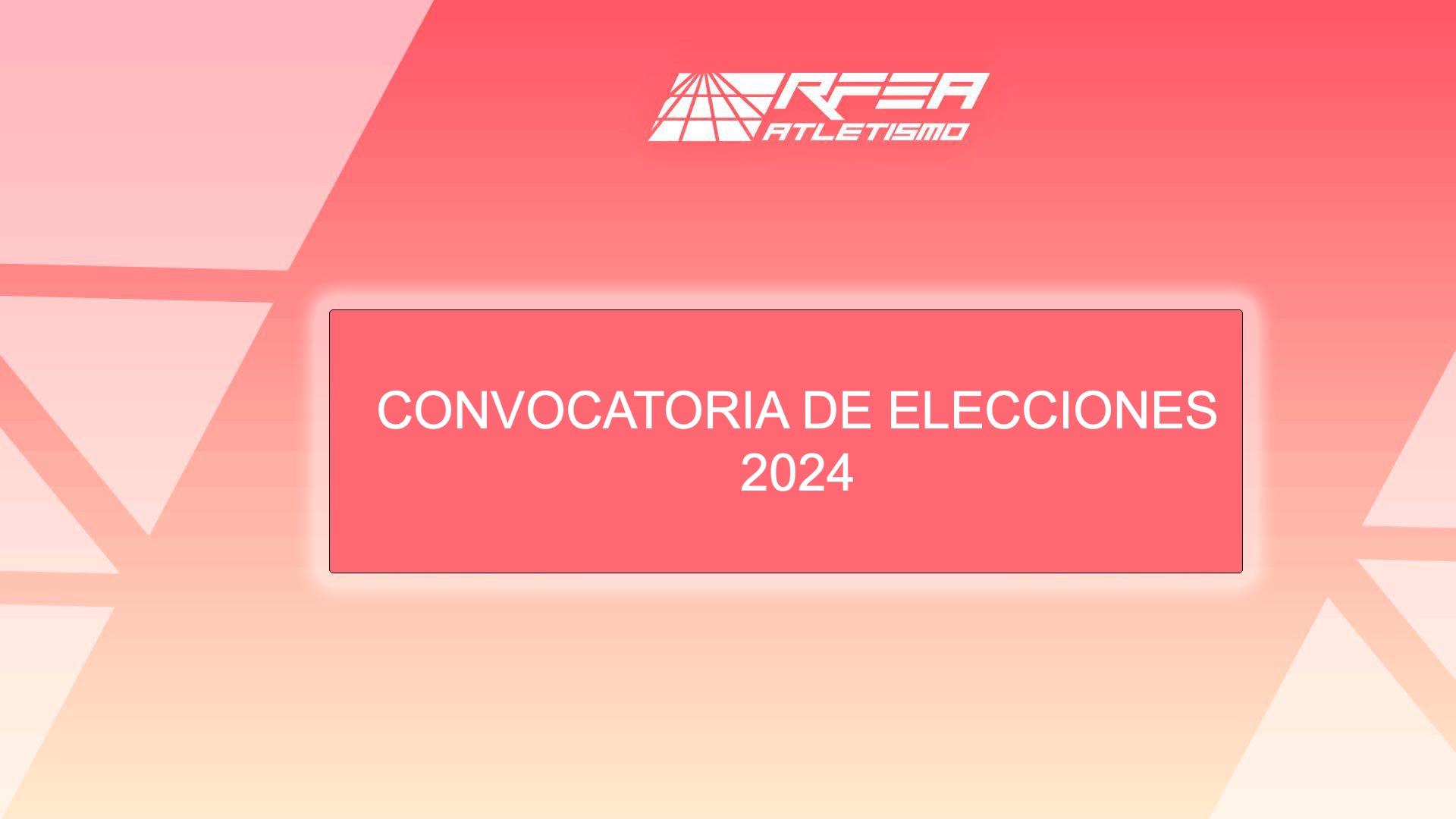 Elecciones RFEA 2024