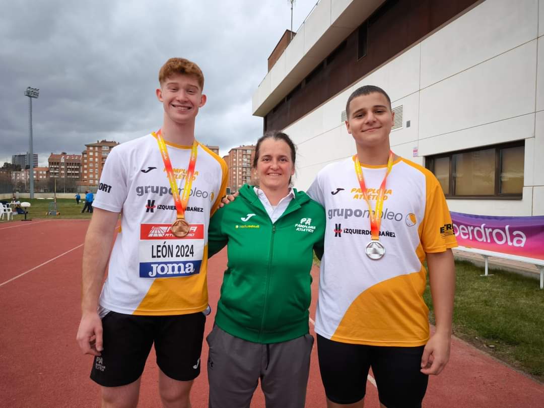 Dos medallas en el nacional de Lanzamientos de menores