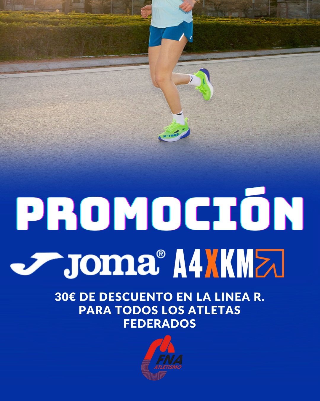 Promoci&oacute;n Joma-A4XKM atletas federados