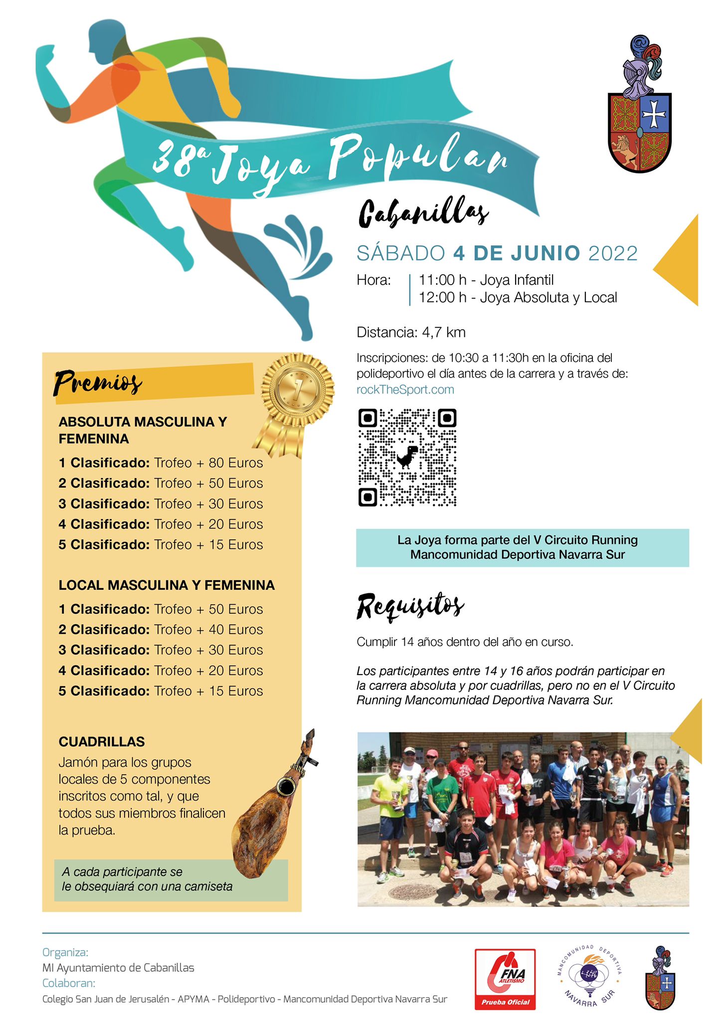 Competiciones de Ruta en el mes de junio