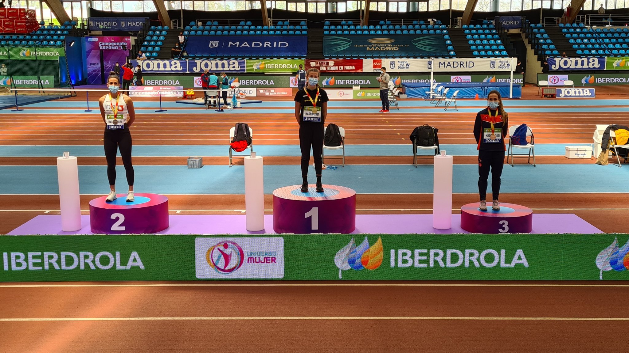 5 medallas en el Campeonato de Espa&ntilde;a Absoluto en Pista Cubierta