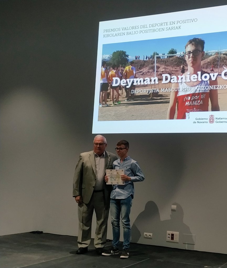Deyman Danielov, Premio a los Valores del Deporte en Positivo 21-22