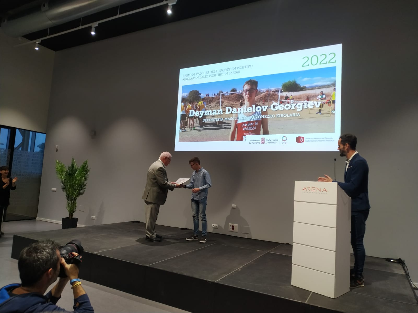 Deyman Danielov, Premio a los Valores del Deporte en Positivo 21-22