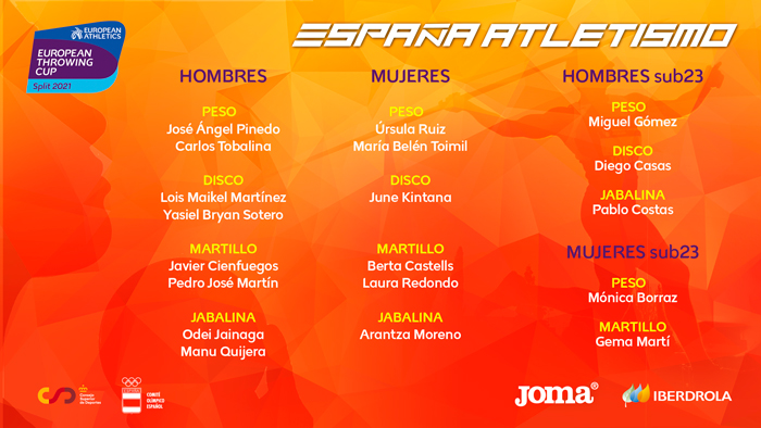 June Kintana y Manu Quijera seleccionados para la Copa de Europa de Lanzamientos