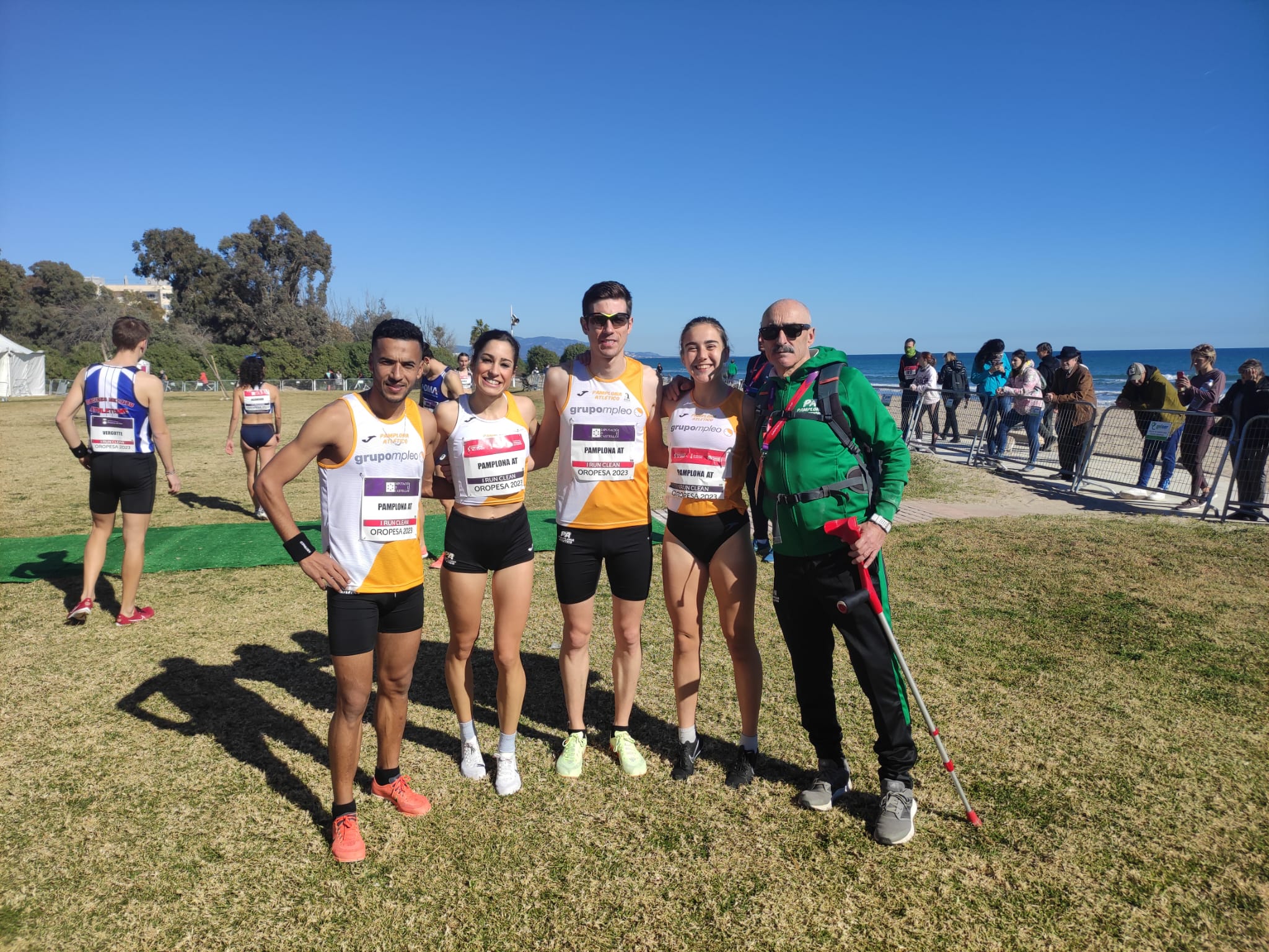 Grupompleo Pamplona Atl&eacute;tico sexto en Oropesa