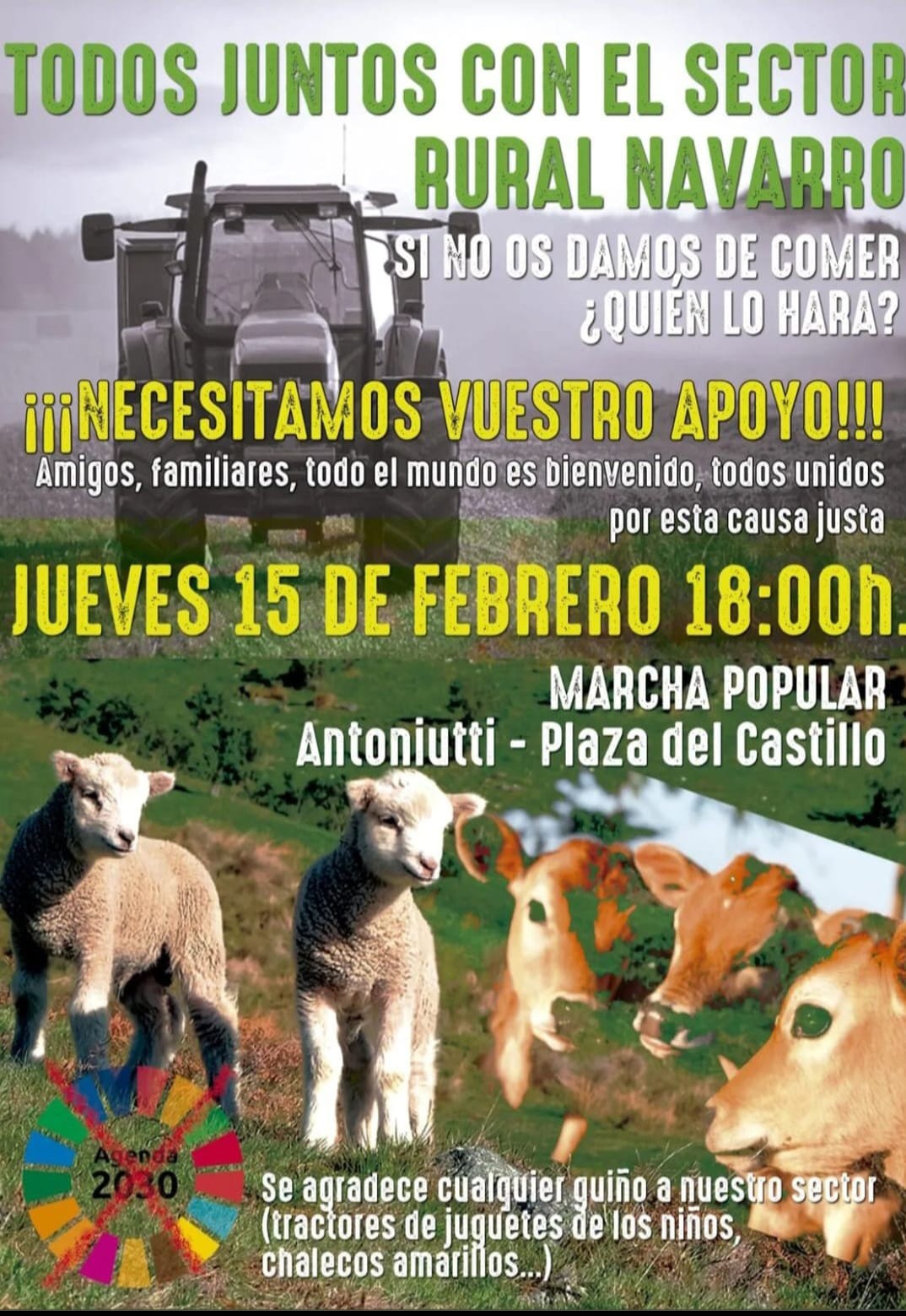 Marcha Popular Jueves 15 Febrero