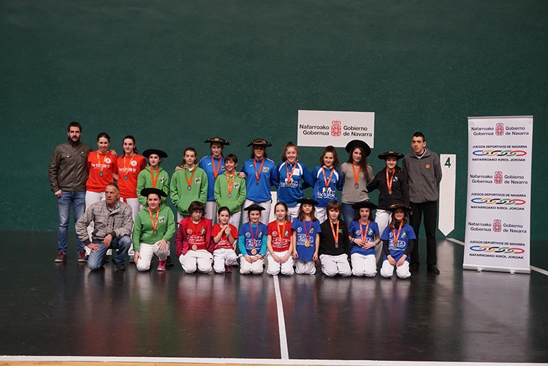 El Labrit acogi&oacute; las finales de los JDN de Paleta Goma Femenina