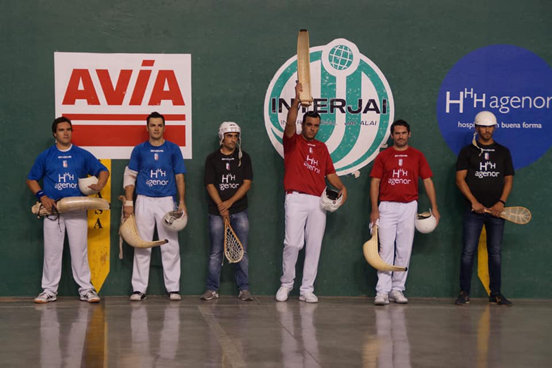 Grandes partidos en el I Torneo Profesional de Cesta Punta de Cabanillas