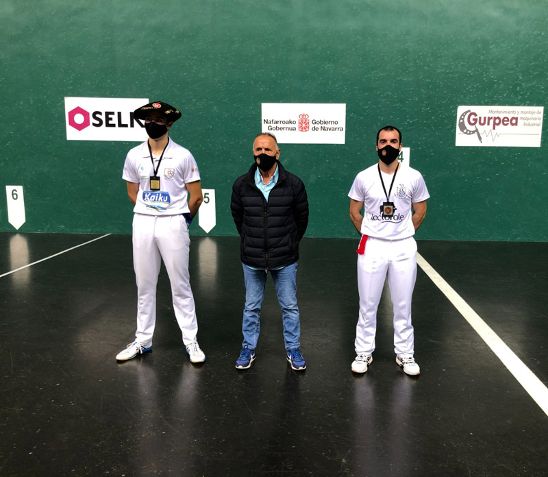 Se disputaron las finales de Mano Individual del Campeonato Navarro de Clubes.