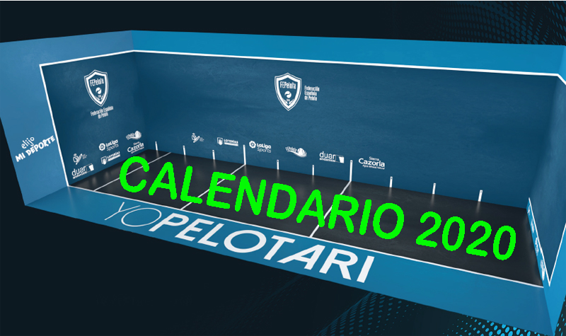Nuevo calendario de competiciones