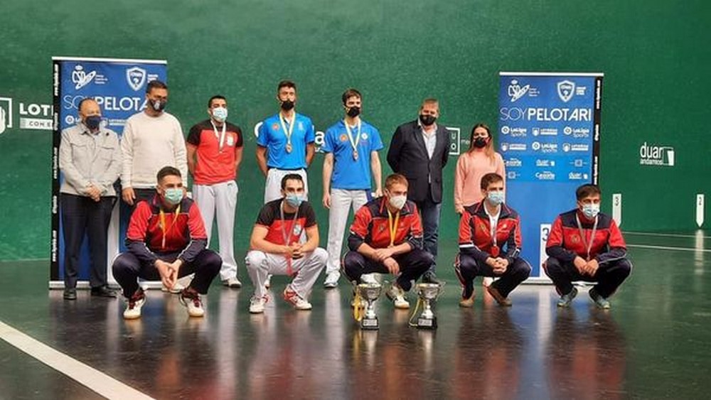 Navarra vencedora absoluta del Campeonato de Espa&ntilde;a Sub 23 de Federaciones en Front&oacute;n de 36 metros.