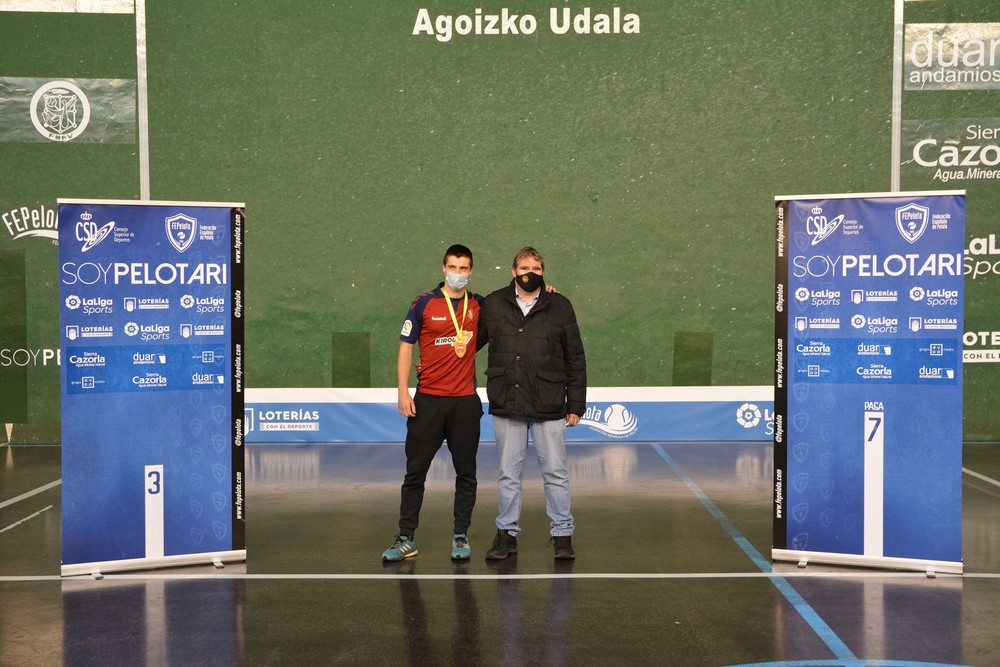 Pleno navarro en el Campenato de España de Clubes de Frontball