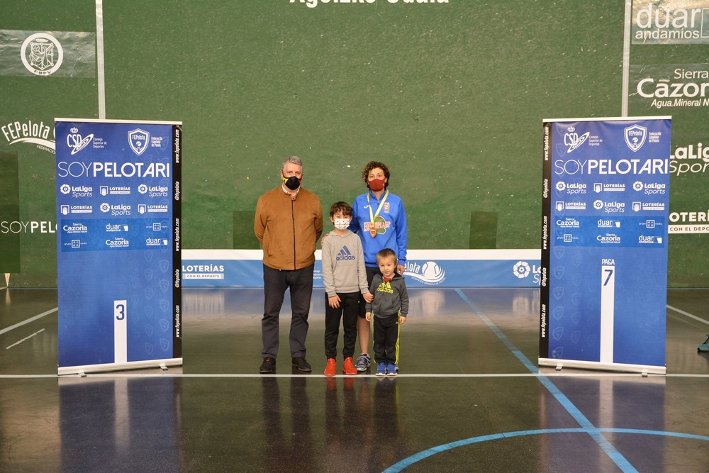 Pleno navarro en el Campenato de España de Clubes de Frontball