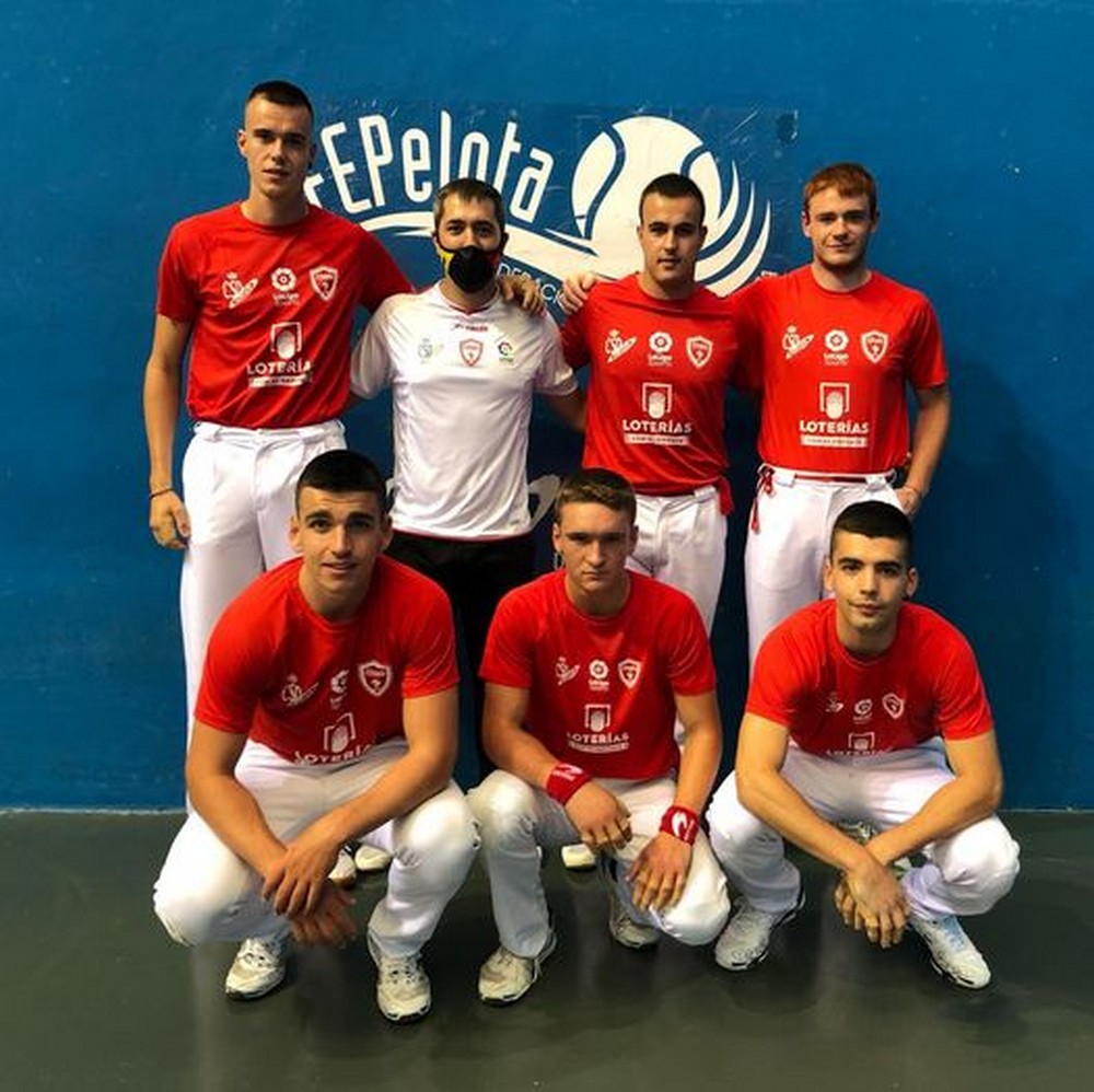 Una victoria y tres subcampeonatos para pelotaris navarros en el Campeonato de Europa Sub 23
