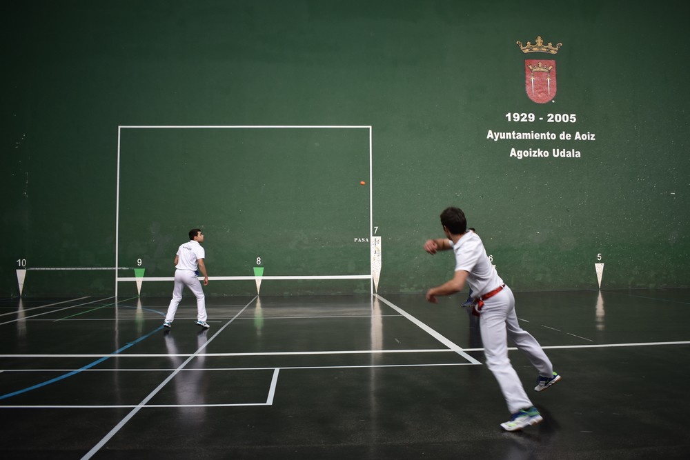 Previas del Campeonato Navarro de Frontball en Aoiz