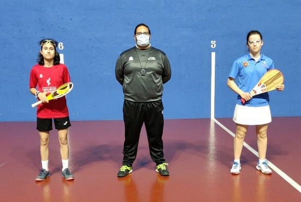 La Selección Navarra Femenina en el Campeonato de España de Frontón de 30 metros