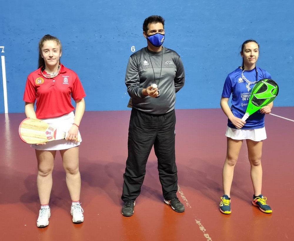 La Selección Navarra Femenina en el Campeonato de España de Frontón de 30 metros