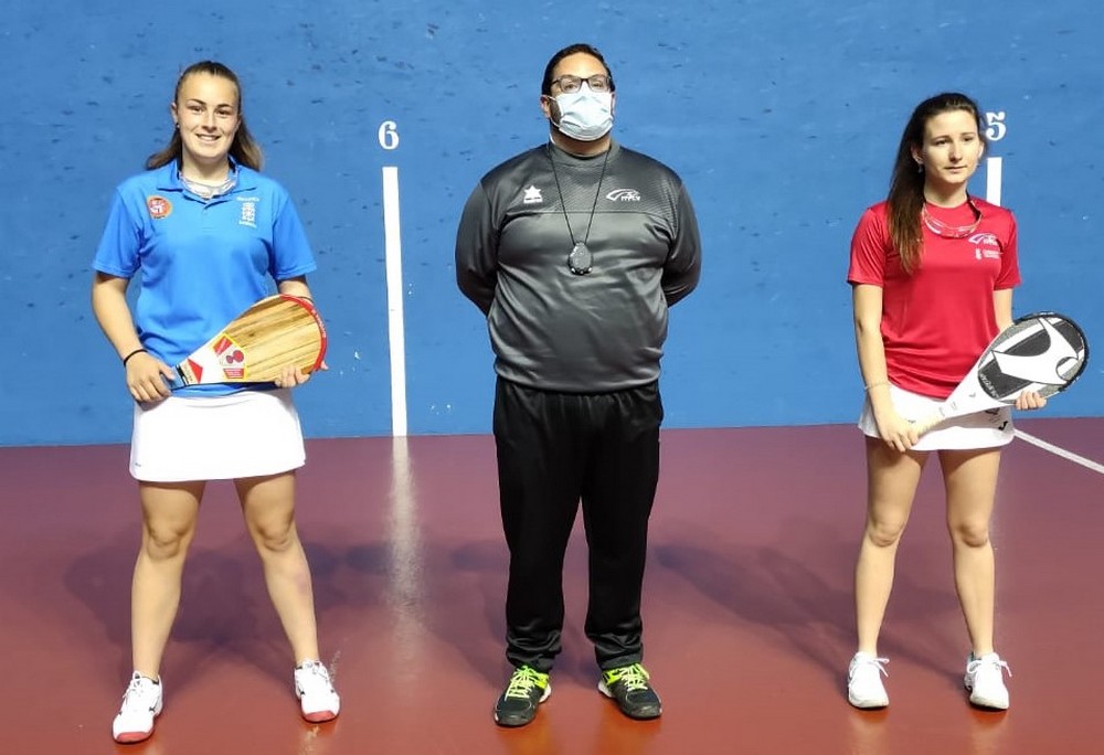 La Selección Navarra Femenina en el Campeonato de España de Frontón de 30 metros