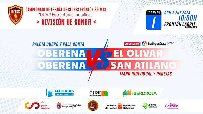 Navarra a la cabeza del Campeonato de Espa&ntilde;a de Clubes