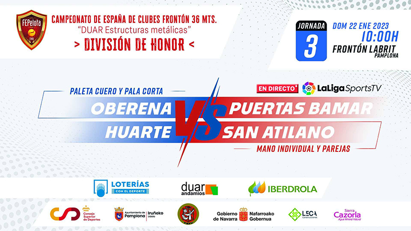 Jornada de necesidades para los conjuntos navarros del Campeonato de Espa&ntilde;a de Clubes