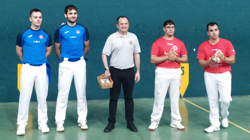 Campeonato Navarra apunta a la Fase Final del Campeonato de España Absoluto de Federaciones 2023 en Frontón de 36 Metros