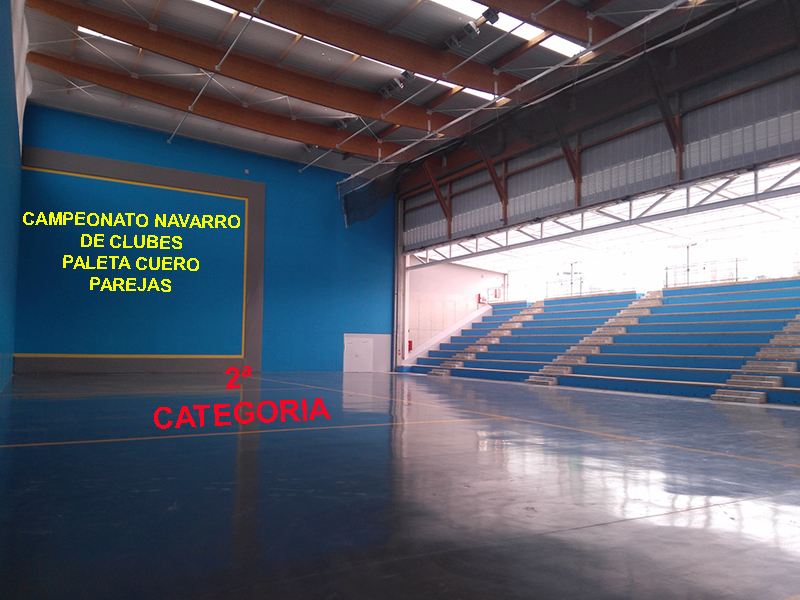 Club Tenis Pamplona y Larraina a por la final del Campeonato Navarro de Clubes de Paleta Cuero Parejas de 2&ordf; Categor&iacute;a