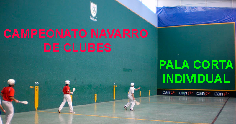 Javier Labiano e Ignacio P&eacute;rez vencen en los duelos fratricidas de la Final del Campeonato Navarro de Clubes de Pala Corta Individual