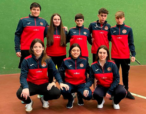 Plata para Navarra en el Campeonato de Espa&ntilde;a Juvenil y Sub 22 de Paleta Goma en Front&oacute;n 30 metros