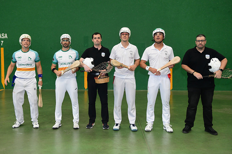 Poker navarro en la LXXIV Semana Internacional de Pelota de Gijón