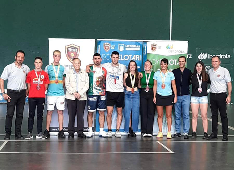 Doblete navarro en el Campeonato de Espa&ntilde;a Abierto de Frontball