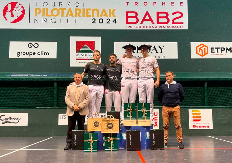 Luis S&aacute;nchez se cala la txapela en Anglet