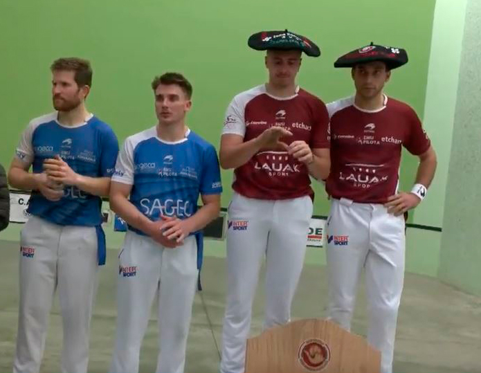 Victoria para Luis S&aacute;nchez en el Master Eskulari Pro Pilota