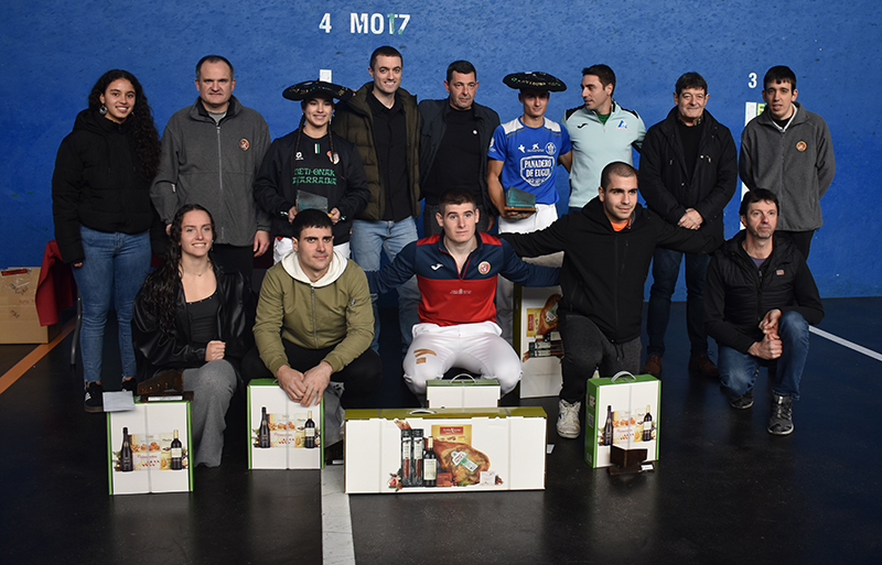 Aizane Ibarrola y Andoni Sarasibar se llevan el Torneo del 4 y Medio de Huarte