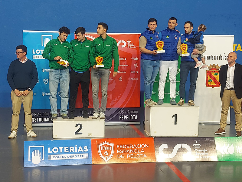 Victoria del Club Pelota Huarte en la Copa del Rey
