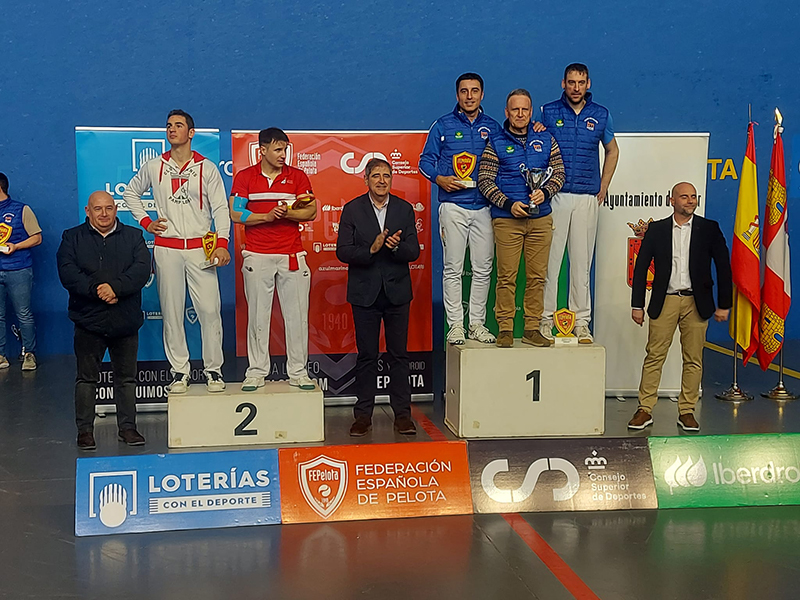 Victoria del Club Pelota Huarte en la Copa del Rey