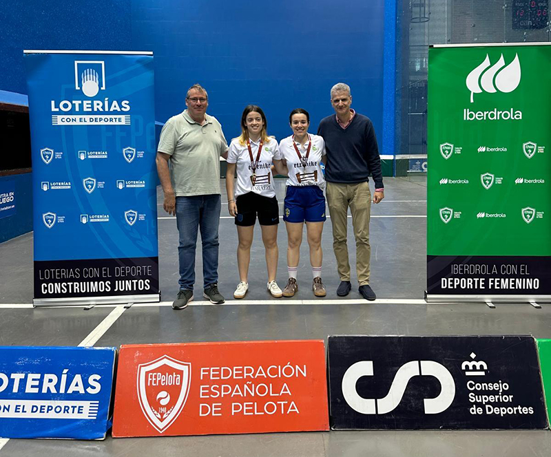Doble triunfo navarro en el Campeonato de Espa&ntilde;a de Clubes de Trinkete