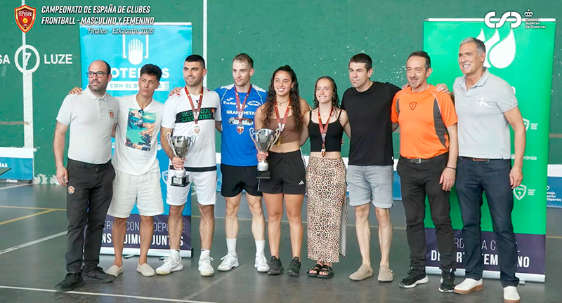 Huarte y Beti Onak se hacen con el Campeonato de Espa&ntilde;a de Clubes de Frontball