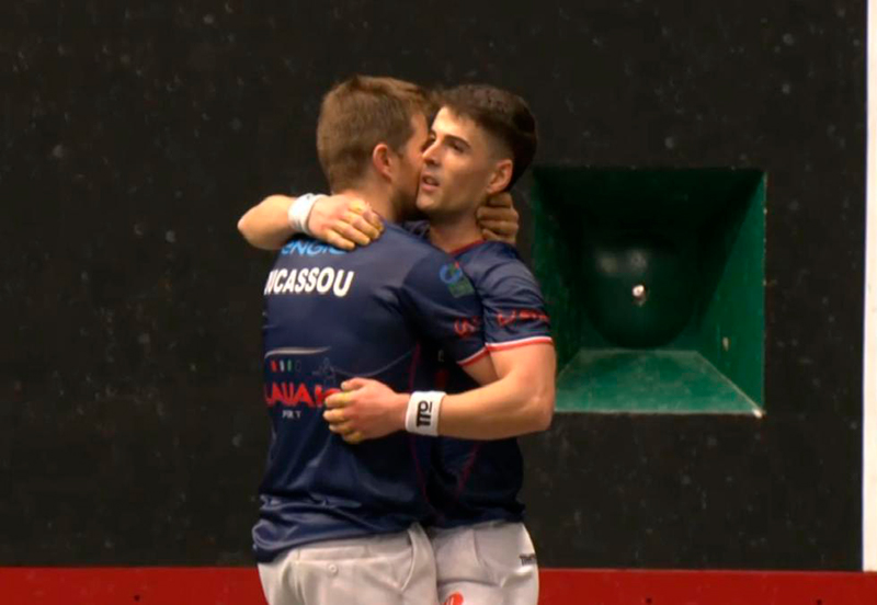 Iker Espinal Campe&oacute;n de Francia de Mano Parejas de Trinkete