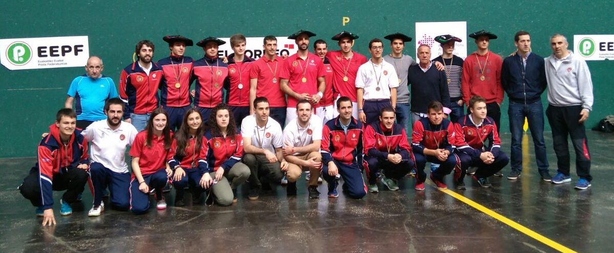 GRAVNI 2018. Navarra campeona de Frontón, Iparralde de Trinkete