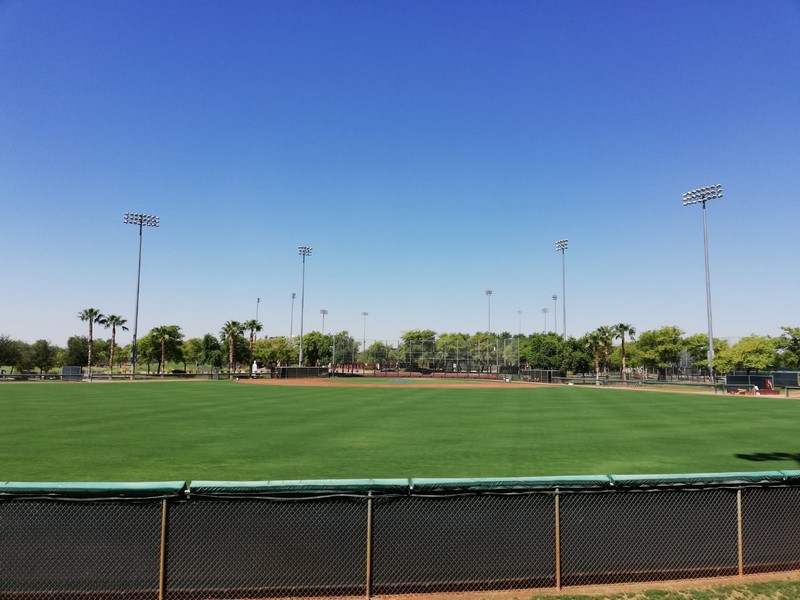 Javier Arilla en el Campus de Los Dodgers
