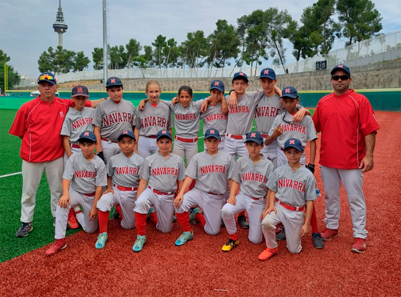 La Selecci&oacute;n Navarra de B&eacute;isbol Sub 12 Subcampeona de Espa&ntilde;a