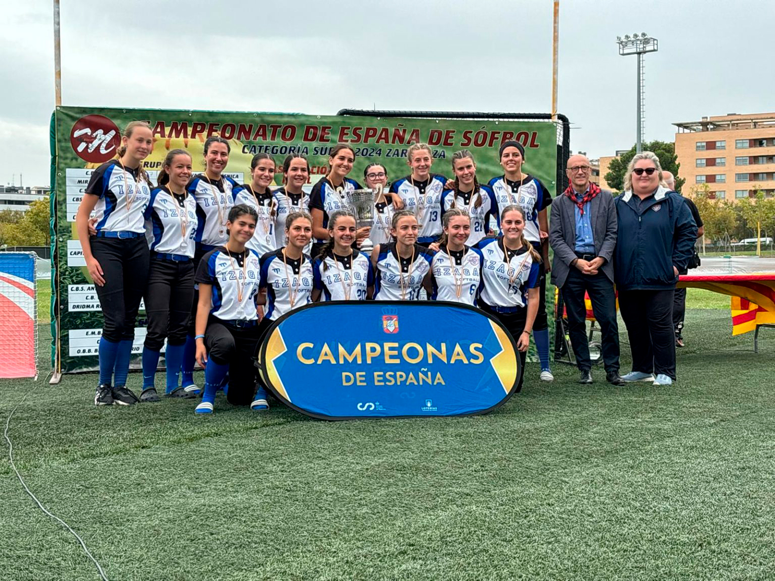 Izaga Campe&oacute;n de Espa&ntilde;a Sub 18 de S&oacute;fbol Femenino